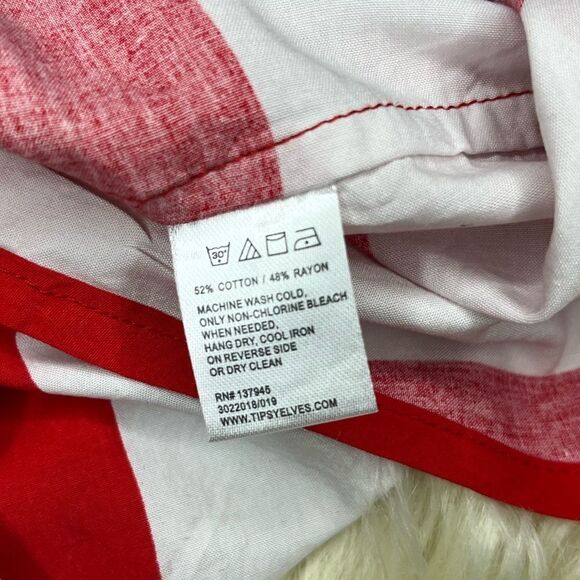 Tipsy Elves American flag button down sz XL - Picture 6 of 12